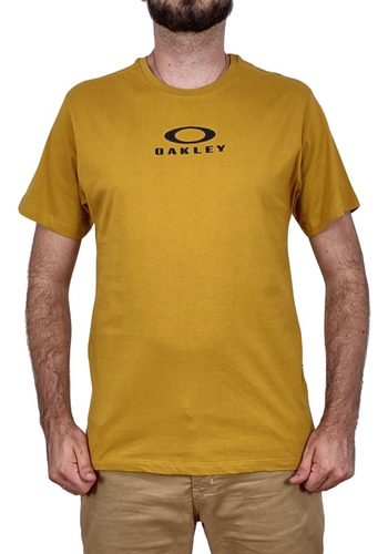Camiseta Oakley Bark New Tee Dorado
