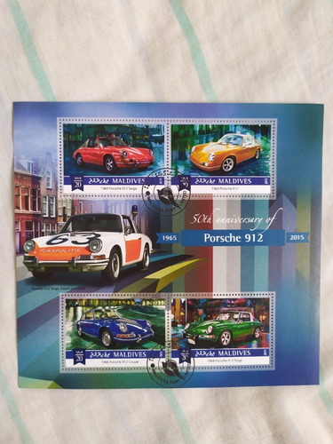 Série Selos (maldives) - Porsche (carros)