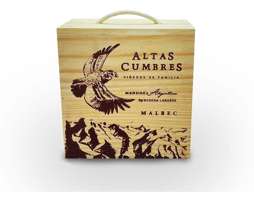 Bag In Box Altas Cumbres Malbec De Bodega Lagarde 3 Lt