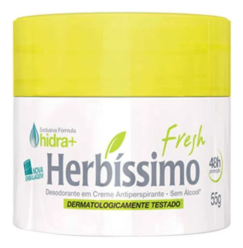 Desodorante Em Creme Herbíssimo Antiperspirante 55g