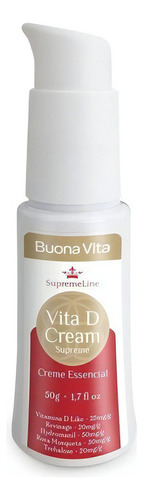 Vita D Cream Supreme 50g Buona Vita Anti Rugas Peles Maduras