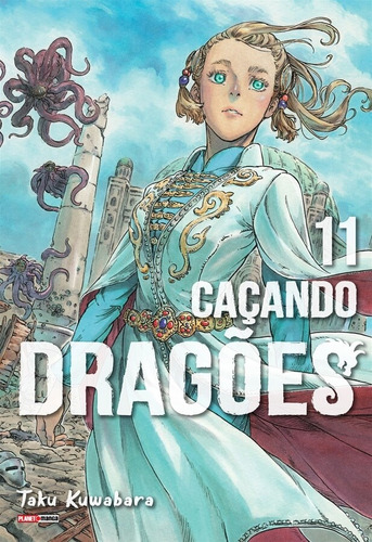 Caçando Dragões Vol. 11, de Kawabara, Taku. Editora Panini Brasil LTDA, capa mole em português, 2022