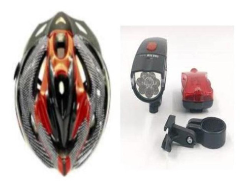 Casco de bicicleta Lua Tek y kit de señales Lua Tek Lk 029