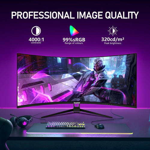 Gawfolk 34 Pulgadas Ultrawide Curred 144hz Gaming Computer M