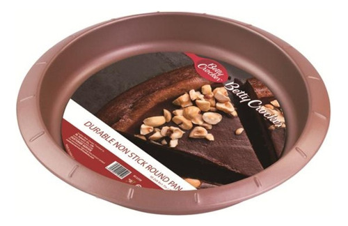 Molde Tartera 26 Cm Betty Crocker Antiadherente Tortera Rosa Color Negro