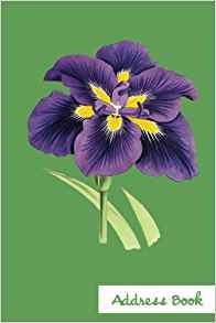 Address Book (flower Edition Vol F29) Purple Flower Cover De