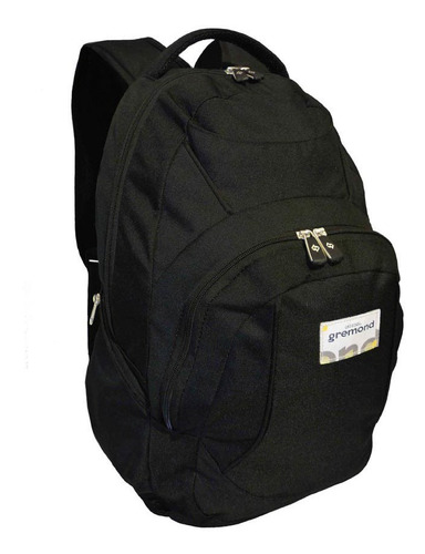 Mochila Portanotebook Gremond Negra Hombre Mujer