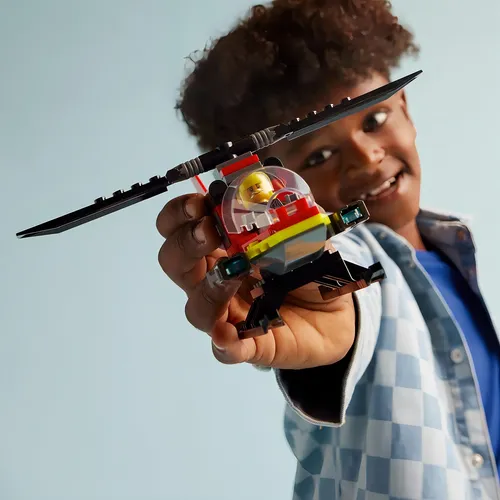 Lego City Helicóptero De Rescate De Bomberos 85 Pcs 60411