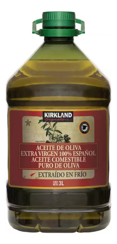 Kirkland Signature Aceite De Oliva Extra Virgen 3 L