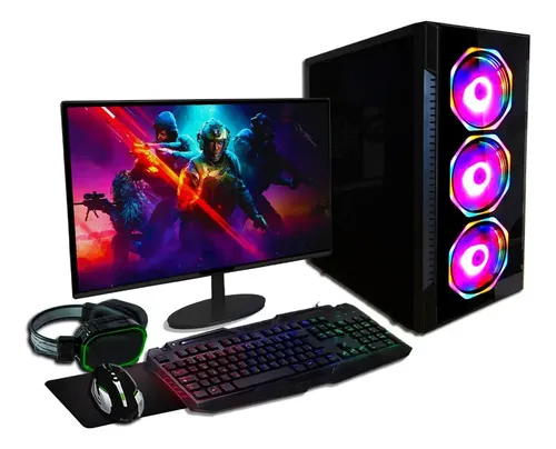 Pc Gamer Completo I3 10100f 8gb Ssd 480gb Gtx 1660 Super