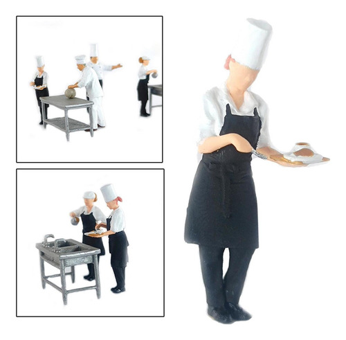 Figuras De Cocinero Chef Figuras De Chef De Chef Negro