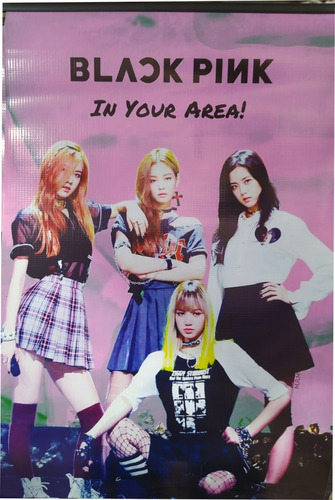 Lona Poster Decorativo Blackpink  K-pop 