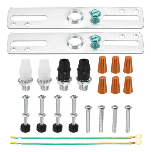 Kit Placa Luz Techo 3.937 In 2 Juego Soporte Montaje Para