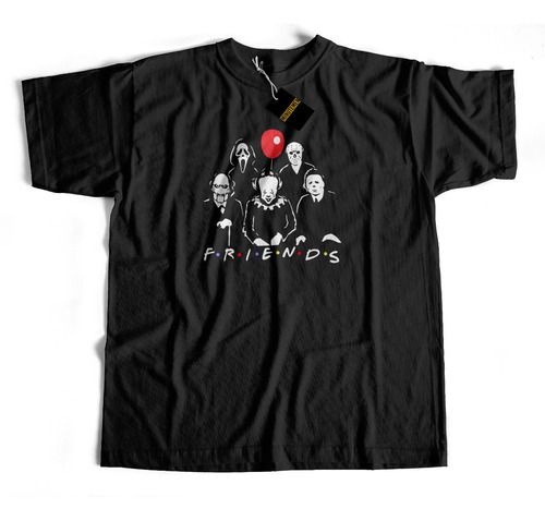 Remera Friends Terror - 100 % Algodon - Todos Los Talles