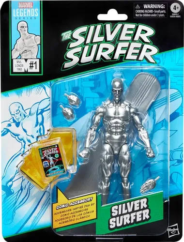 Silver Surfer Mini Comic Marvel Legends C2 - Lacrado | Frete grátis