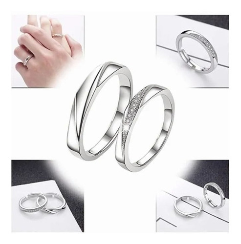 Imagen 4 de 9 de Anillos De Para Parejas, Mujeres Y Hombres De Favorito