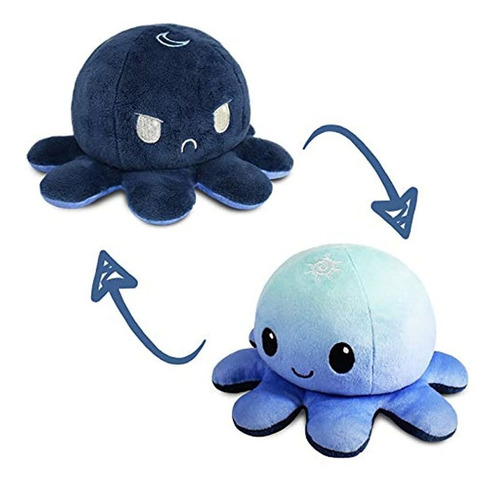 Teeturtle | Peluche De Pulpo Reversible Original | Diseño P