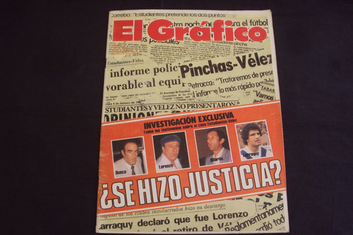 Revista El Grafico # 3305 - Tapa Investigacion Exclusiva