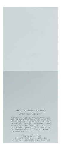 Perfume Issey Miyake L'eau D'issey Eau De Toilette 125ml For