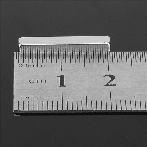 Imagen 2 de 2 de 10 Imanes Neodimio 20x5x3mm N50