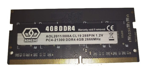 Rápida Memoria Ram Ddr4 Nuevo 4gb 2666 Mhz Para Portatil