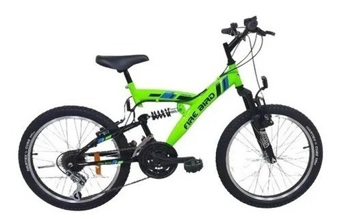Imagen 3 de 9 de Bicicleta Fire Bird Mtb Rod 20 D/suspension Cuotas= Contino