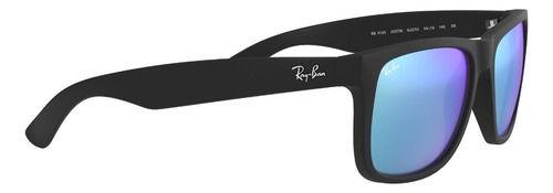 Lentes De Sol Ray-ban Justin Rb4165 Espejados Azul Matte Blue Matte Blue Matte Blue