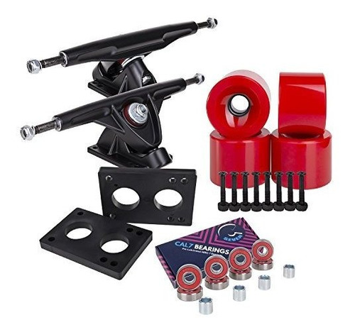 Pack Skate Completo 180mm: Trucks, Ruedas, Rodamientos.