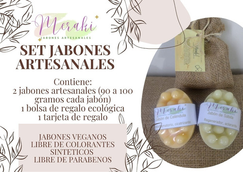 Set De Jabones Artesanales - g a $100