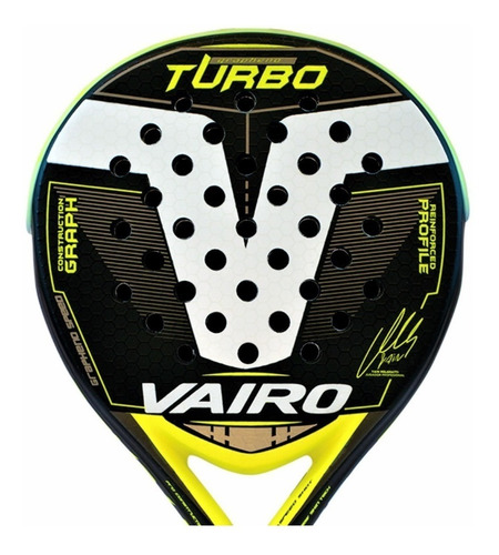 Imagen 4 de 4 de Paleta de pádel Vairo Grapheno Turbo Speed 9.1 2020