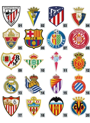 Parche Termoadhesivo Escudo 7,5cm Equipos Futbol De España