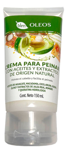 Crema Para Peinar Con Aceites Y Extractos 150 Ml | Blen