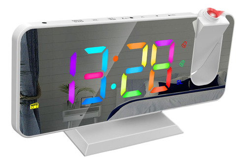 Despertador Radio Reloj Digital Fácil De Usar, Pantalla Led