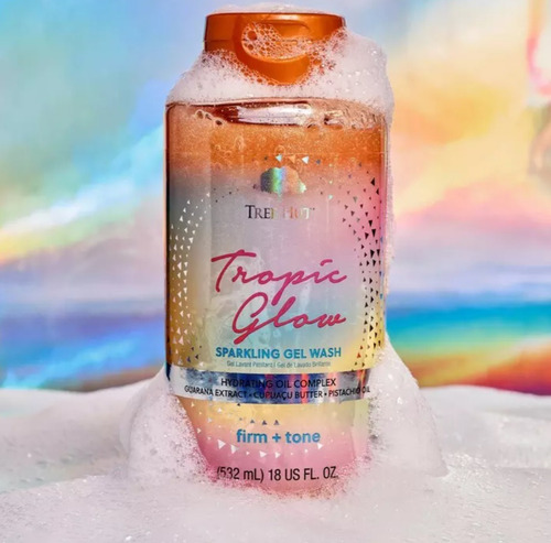 Gel De Baño Tree Hut Tropic Glow Efecto Piel Dorada Importad