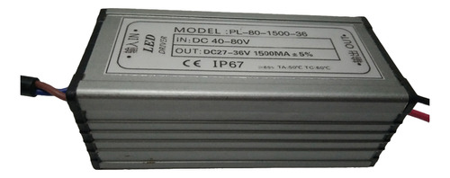 50w Dc 40-80v Led Driver Power Supply, Para Iluminión De