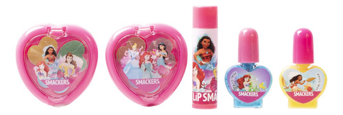 Set De Maquillaje Lip Smacker Disney Princess Con Bolsa Para