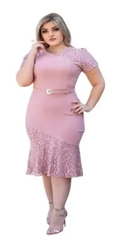 Vestido tubinho moda evangelica mercado cheap livre