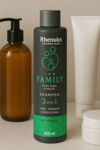Shampoo For Family 3 Em 1 Rhenuks