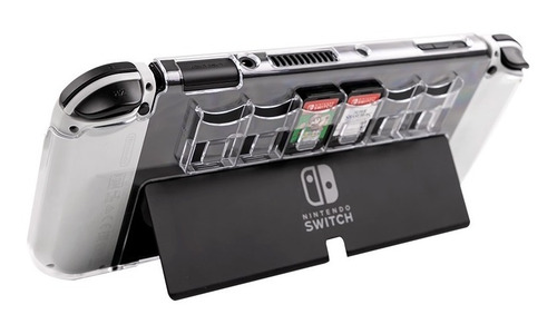 Imagen 3 de 7 de Case Protector Rígido Ax35 Voltedge Nintendo Switch Oled