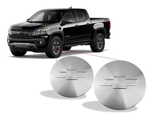 Par De Centros De Rin Chevrolet Colorado 2015-2021 68 Mm