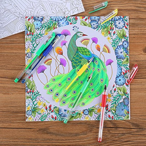 Lapiceros De Gel 36 Colores Larga Duracion Escritura