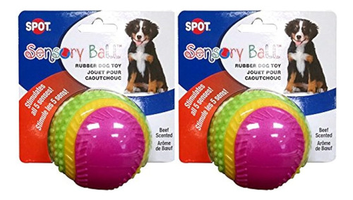 Ethical Pets Spot Sensory Rubber Sented Ball Dog Toy Tamaño: