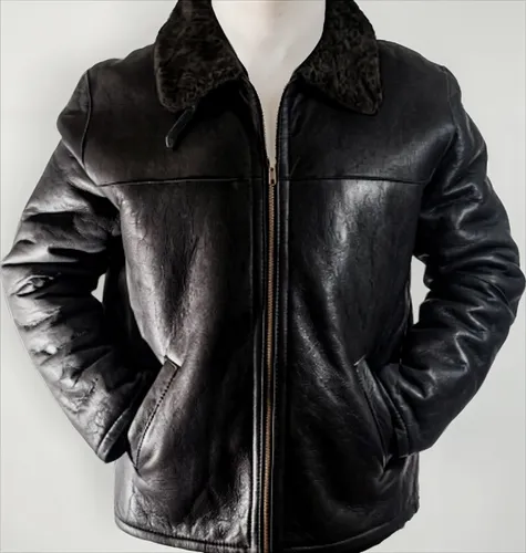 Campera Hombre Cuero Legítimo Cordero Codj350 Estancia1980