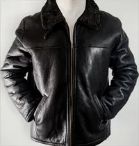 Comprar Campera Hombre Cuero Legítimo Cordero Codj350 Estancia1980