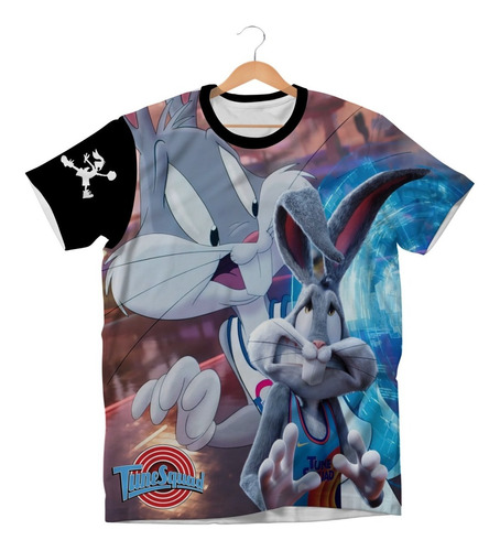 Playera Hombre Space Jam Looney Tunes Película  Full Print 