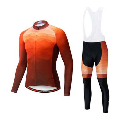 Maillot Manga Larga Traje Hombres Bicicleta Regal