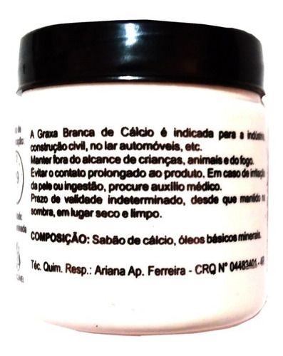 Imagem 3 de 5 de Graxa Branca Cálcio Náutica Bike Barco Moto Multiuso 95g