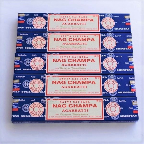 6 Cajitas Incienso Satya Sai Baba Nag Champa