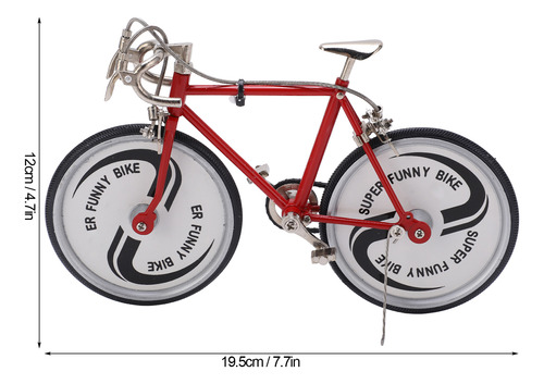 Adorno Para Bicicleta De Dedo, Estilo Retro, Ricos Detalles,