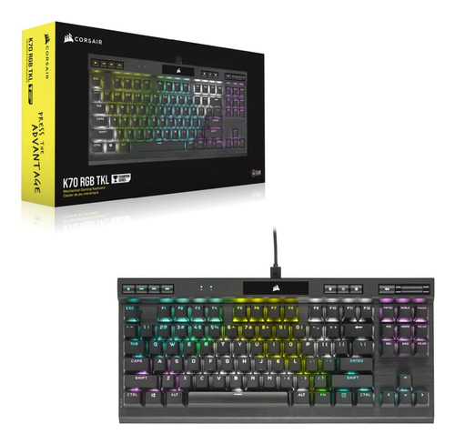 Teclado Corsair K70 Rgb Mechanical Cherry Mx Ch-9119014-na